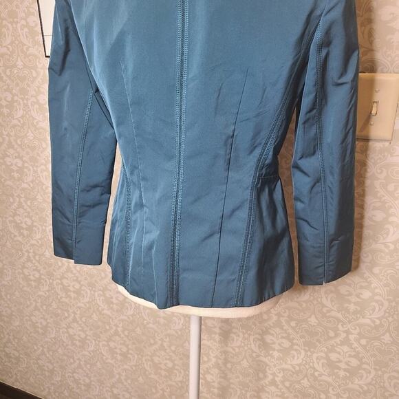 LAFAYETTE 148 New York Size 2 Lightweight Green Jacket - Picture 11 of 11